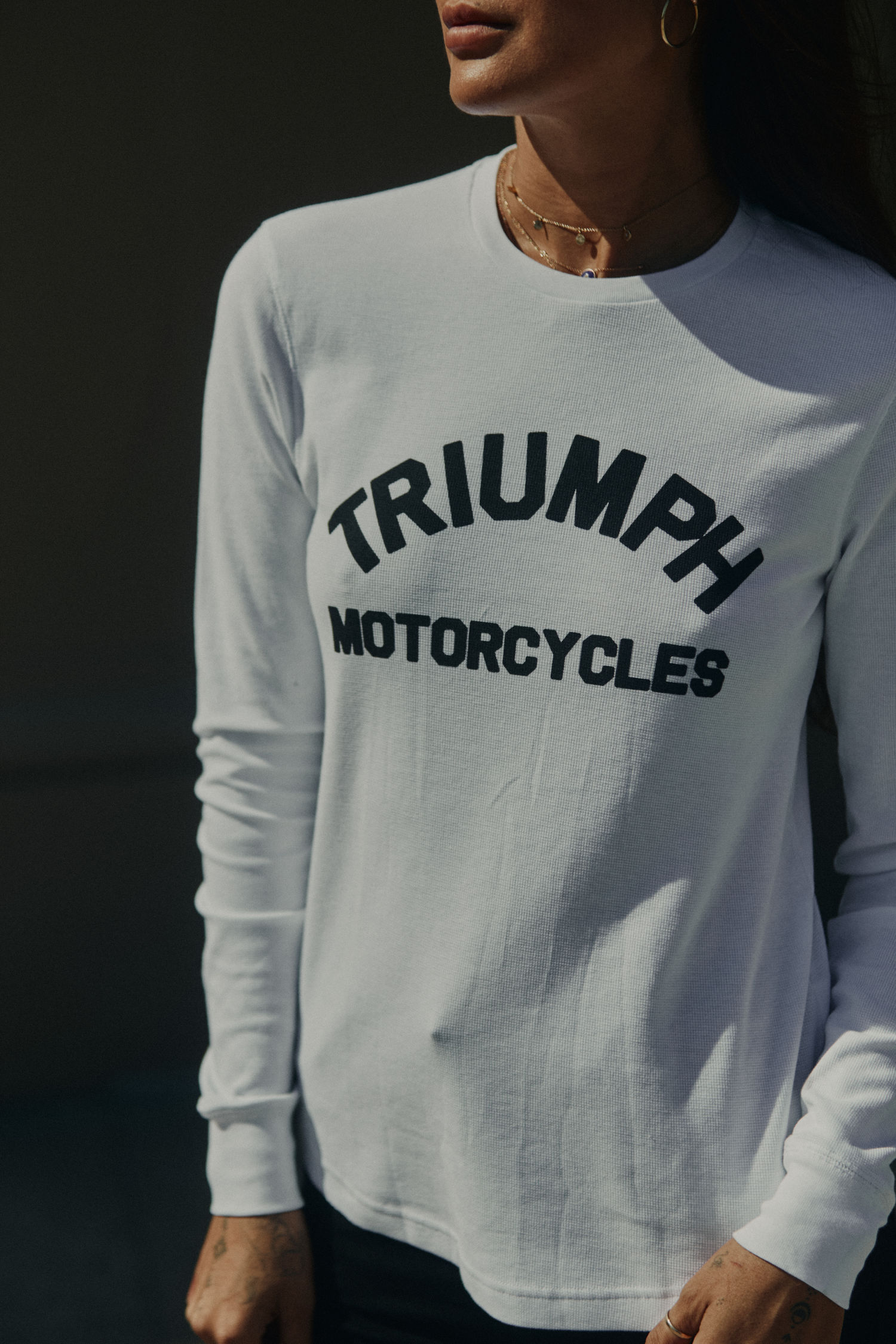 Triumph motorcycle long sleeve shirt cheap